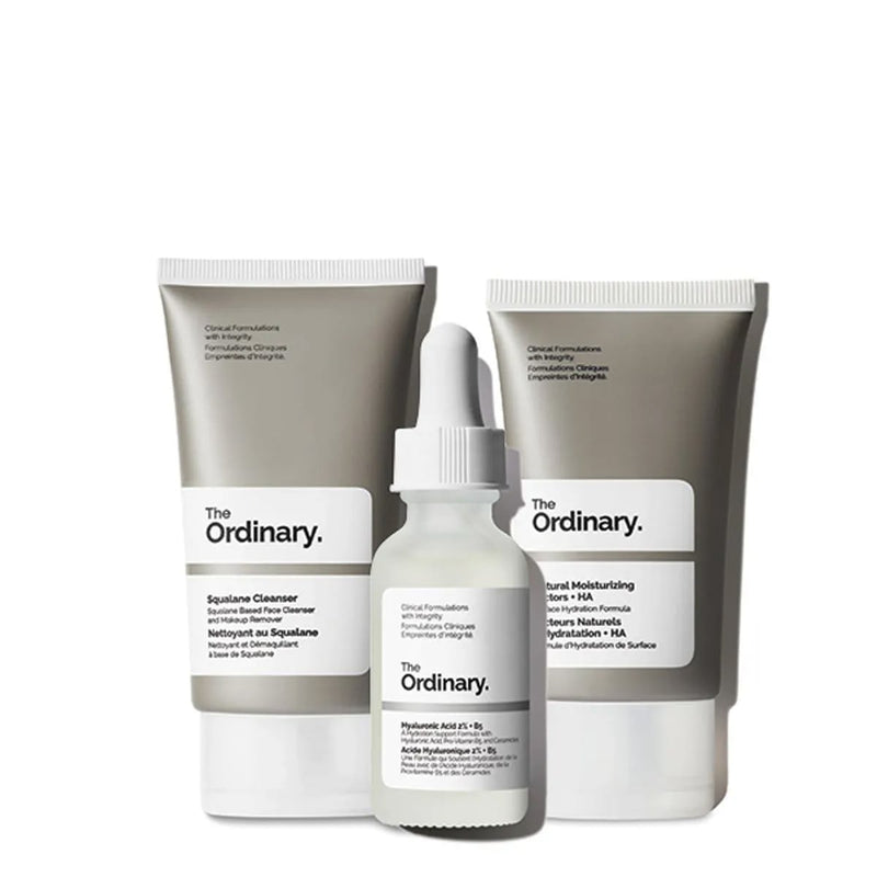The Ordinary The Daily Set Cleanser Moisturizer Treatment Skincare Kit