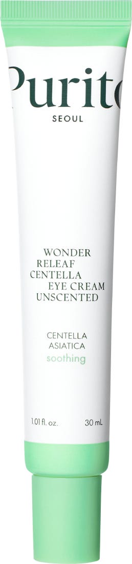 Purito Centella Unscented Eye Cream Fragrance-Free Peptide Firming 30ml