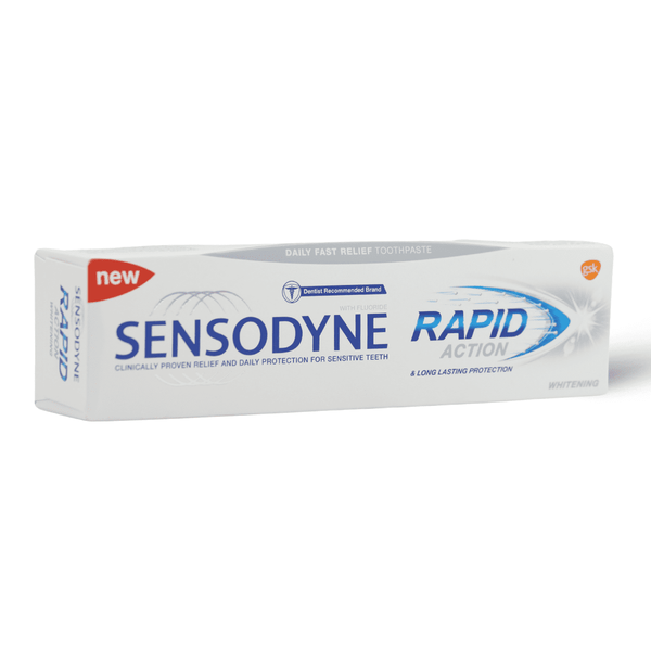 Sensodyne Daily Whitening Rapid Action Toothpaste, Sensitivity Care