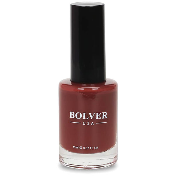 Bolver USA Nail Polish Gel High-Shine Red 626 Smokey Topaz