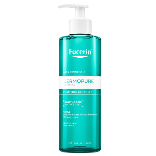 Eucerin DermoPure Clinical Purifying Cleanser Salicylic Acid for Blemish-Prone Skin 400ml