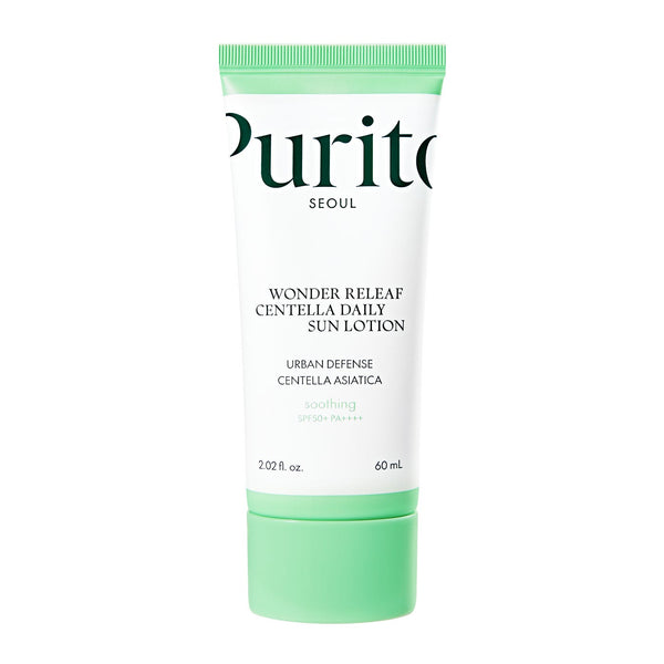 Purito Wonder Releaf Centella Daily Sun Lotion SPF50+ Lightweight Dewy Finish 60ml