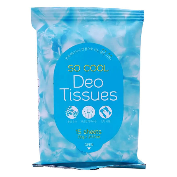 Prreti So Cool Deodorant Wipes Refreshing Scent 15 Pieces