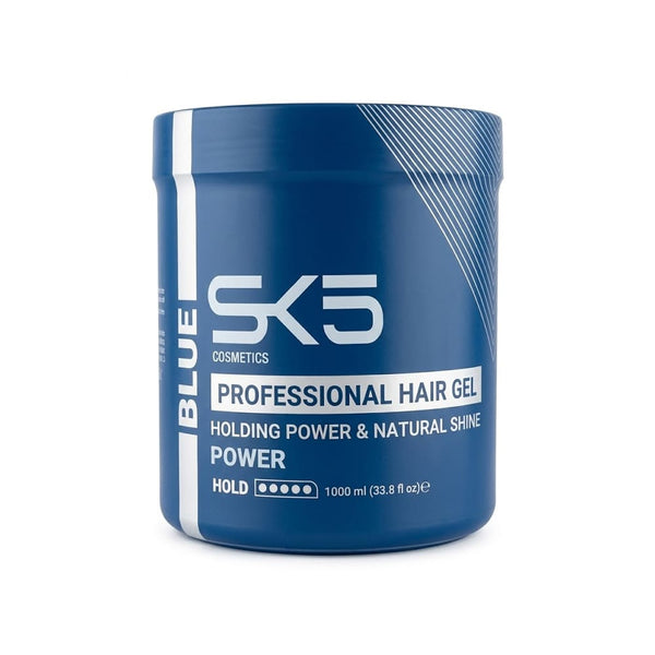 SK5 Professional Power Hold Hair Gel Strong Hold Blue 1000ml