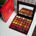Harmony Beauty Fiery Eyeshadow Palette Matte Shimmer Metallic 42 Colors