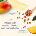 Dove Mango Butter & Ground Almond Body Scrub Creamy Exfoliating Formula 298 g