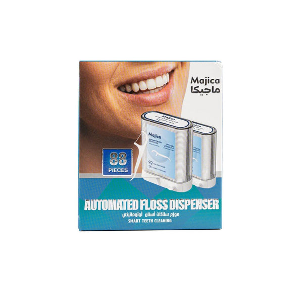 Majica Automated Floss Dispenser, Dental Floss Picks, 88 Pieces