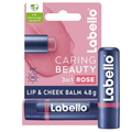 Labello Caring Beauty 3 in 1 Rose Lip and Cheek Balm SPF 30 4.8g