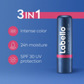 Labello Caring Beauty 3 in 1 Pink Lip and Cheek Balm SPF 30 4.8g