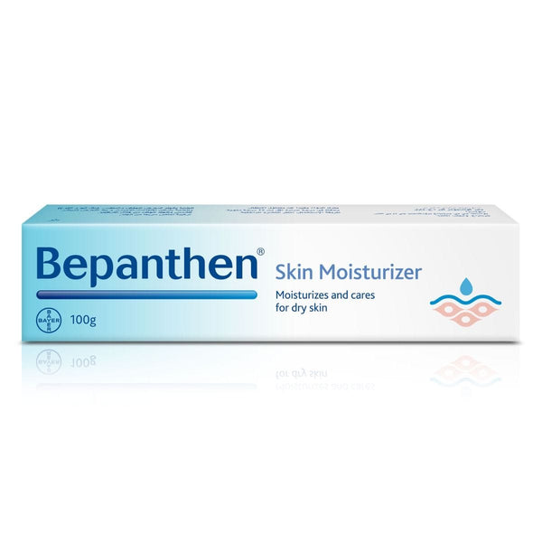 Bepanthen Skin Moisturizer Cream, Dexpanthenol Pro-Vitamin B5, 100g