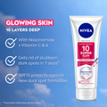 Nivea Extra Bright 10 Super Glow Body Serum SPF 15 Niacinamide Vitamin C Vitamin A 170ml
