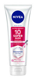 Nivea Extra Bright 10 Super Glow Body Serum SPF 15 Niacinamide Vitamin C Vitamin A 170ml