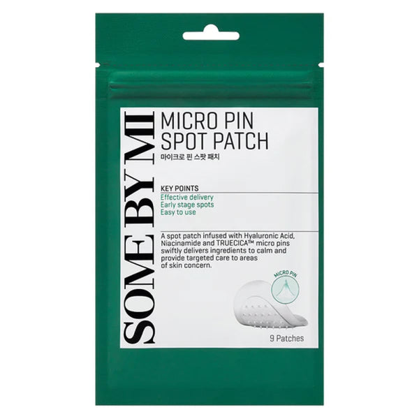 Some By Mi Micro Pin Spot Patch with Salicylic Acid, Hyaluronic Acid, Niacinamide and TRUECICA, 9 Pieces