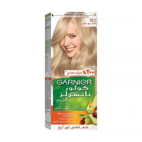 Garnier 10.1 Ash Beige Blonde Hair Dye, Permanent Hair Colour, 112ml
