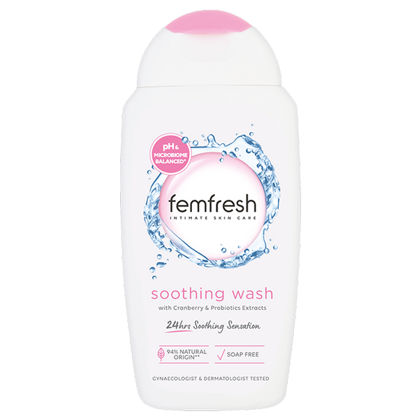 Femfresh Ultimate Care Soothing Wash Gentle Formula pH Balance