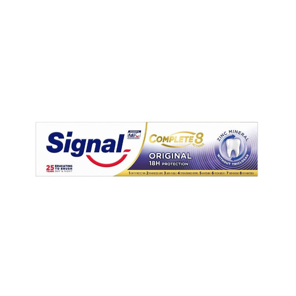 Signal Complete 8 Original Toothpaste Zinc Mineral Formula