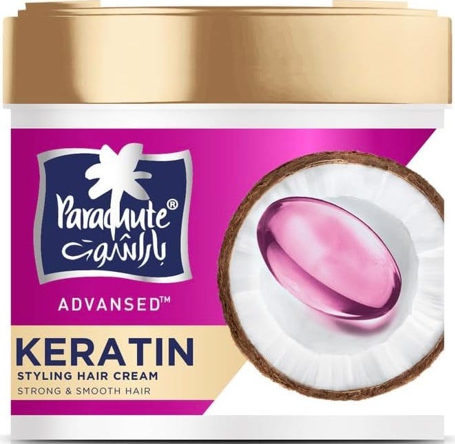 Parachute Advansed Styling Hair Cream Keratin Coconut 210 ml
