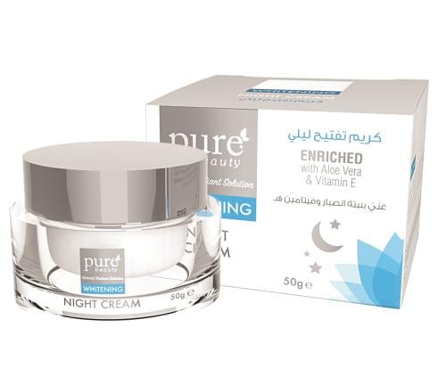 Purebeauty Radiance Night Cream Brightening Moisturizer