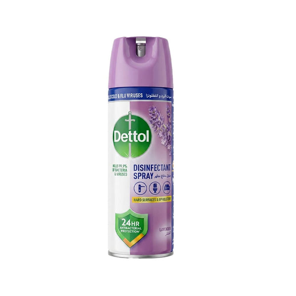 Dettol Lavender Disinfectant Spray Chlorine-Free Surface and Fabric Cleaner 450ml