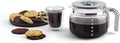 Smeg 50's Style Drip Filter Coffee Machine Cream, 10-Cup Glass Carafe, Aroma Selector, Auto Start