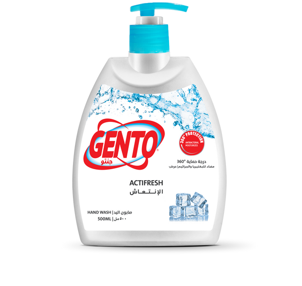 Gento Actifresh Liquid Hand Wash Refreshing Fragrance 500 ml