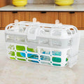 Munchkin High Capacity Dishwasher Basket with Straw Rack for Baby Bottle Parts