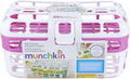 Munchkin High Capacity Dishwasher Basket with Straw Rack for Baby Bottle Parts