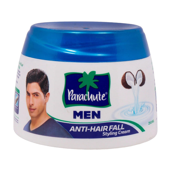 Parachute Men Hair Styling Cream, Non-Sticky Coconut Oil Formula, 210 ml