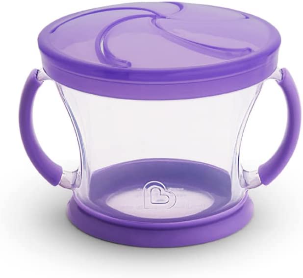 Munchkin Snack Catcher Spill-Proof Toddler Snack Container with Soft Flaps Assorted
