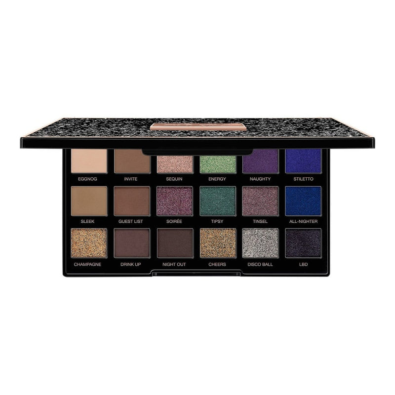 L.A. Girl Holi Daze Eyeshadow Palette, 18 Shades, Matte Shimmer and Metallic Finishes