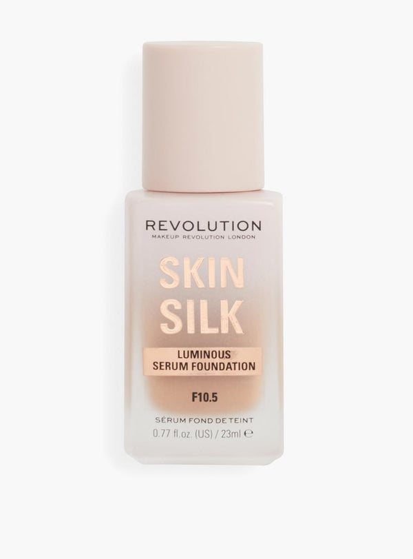 Revolution Skin Silk Serum Foundation Lightweight Radiant Finish F10.5