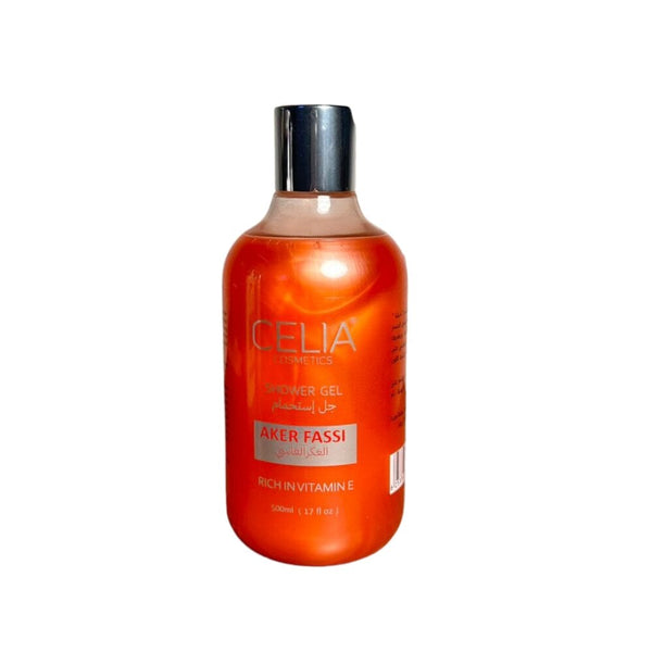 Celia Shower Gel With Aker Fassi Cleansing and Moisturizing Formula 500 ml