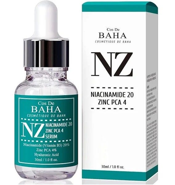 Cos De Baha Niacinamide 20 Serum Peptide Hydrating Formula 30ml