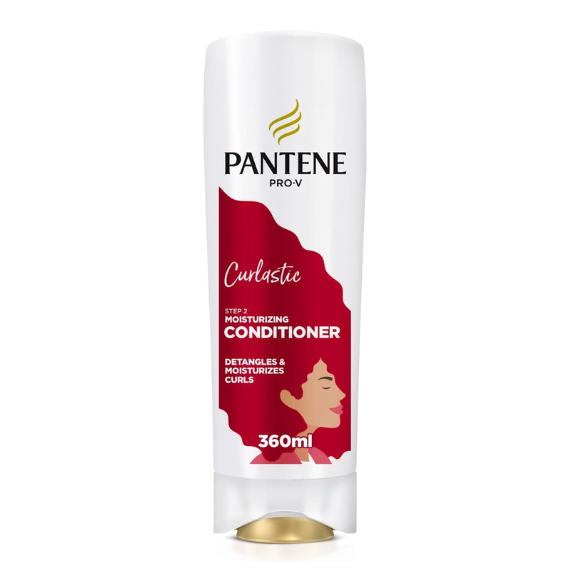 Pantene Pro-V Curlastic Sulfate-Free Conditioner for Curly Hair, Keratin Formula, 360 ml