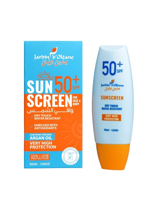 Jardin d'Oleane Sunscreen Cream SPF 50 Face and Body Lightweight 50 ml