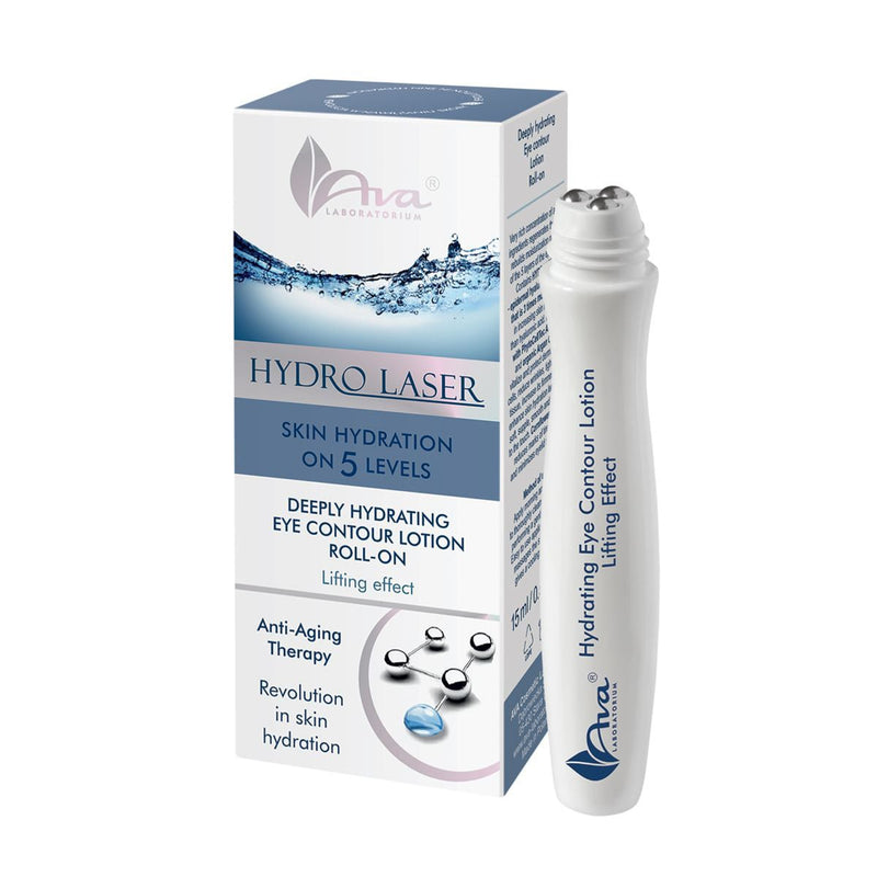 Ava Hydro Deep Hydrating Eye Roll-On Peptide Hyaluronic Acid 15 ml