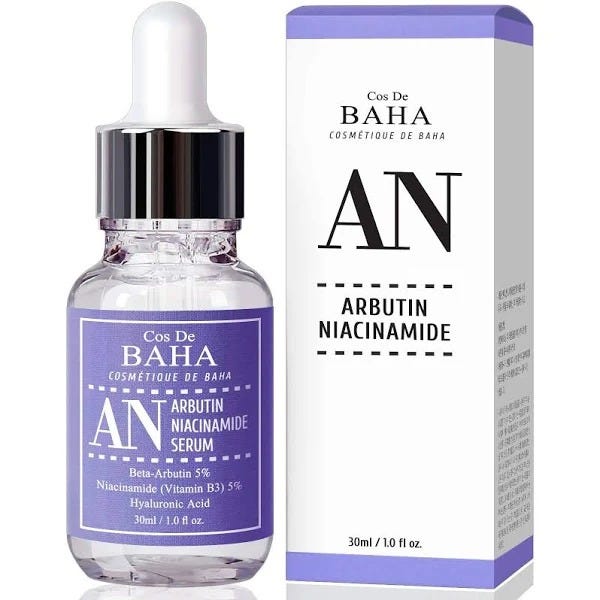 Cos De Baha Arbutin Niacinamide Serum Aloe Hyaluronic Acid 30ml