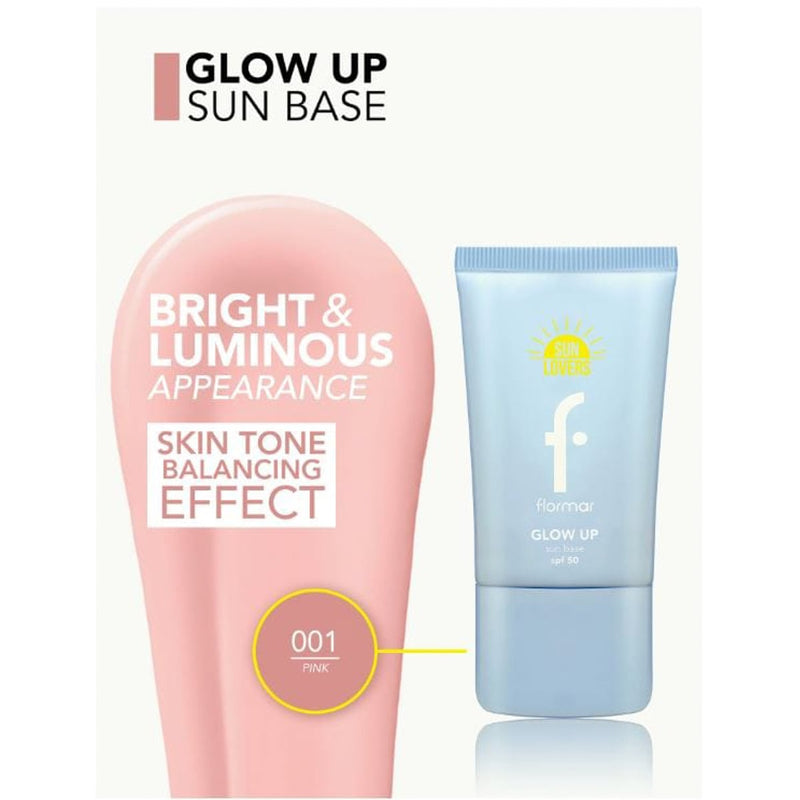Flormar Glow Up Sun Base Tinted Sunscreen SPF 50 GSB 001