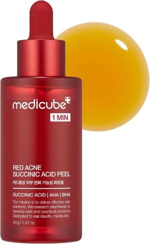 MEDICUBE Red Acne Succinic Acid Peel Facial Exfoliator 40 g