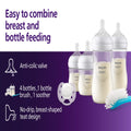 Philips Avent Natural Response Newborn Feeding Gift Set with Bottles, Soother and Bottle Brush