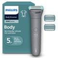 Philips Body Groomer 3000 Series BG3480/15 Wet & Dry Trimmer, 2 & 3 mm Combs, 80-Min Cordless