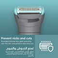 Philips Body Groomer 3000 Series BG3480/15 Wet & Dry Trimmer, 2 & 3 mm Combs, 80-Min Cordless