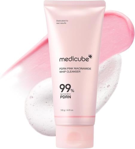 Medicube PDRN Pink Niacinamide Marshmallow Whip Cleanser Foam 120 g