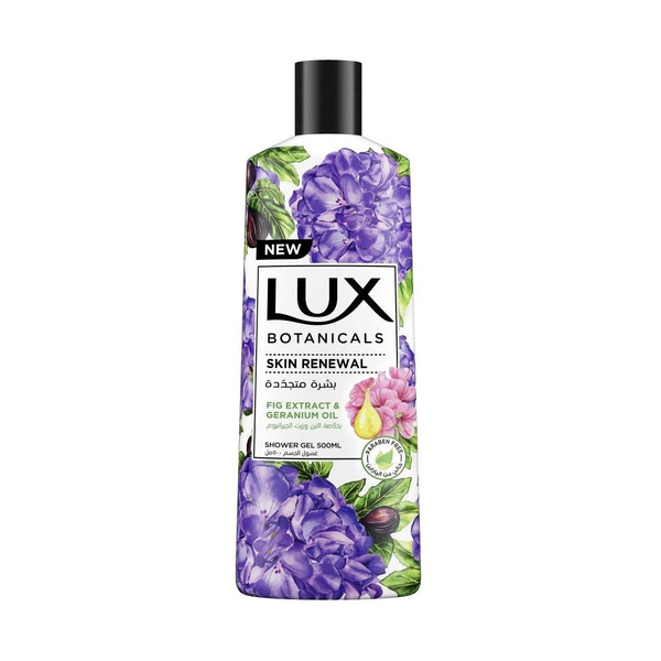 Lux Fig & Geranium Scented Body Wash Moisturizing Formula 500ml