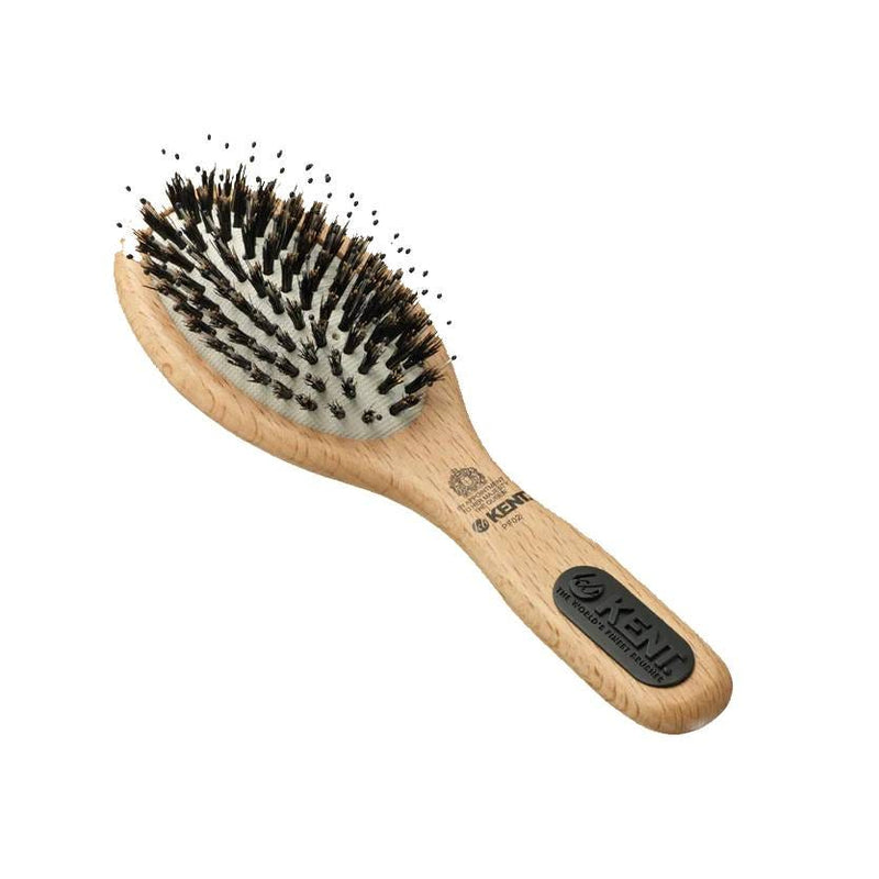 Kent Natural Shine Pure Bristle Handbag Size Hair Brush