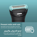 Philips Body Groomer 7000 Series BG7470/15 Wet & Dry Trimmer and Shaver, 2D Flexing Head, 120 Min Cordless