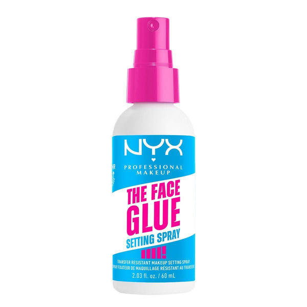 NYX The Face Glue Setting Spray, Transfer-Resistant Makeup Spray, 60 ml