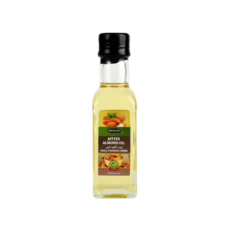 Hemani Bitter Almond Oil Moisturizing Skin & Hair Care Oil 125 ml
