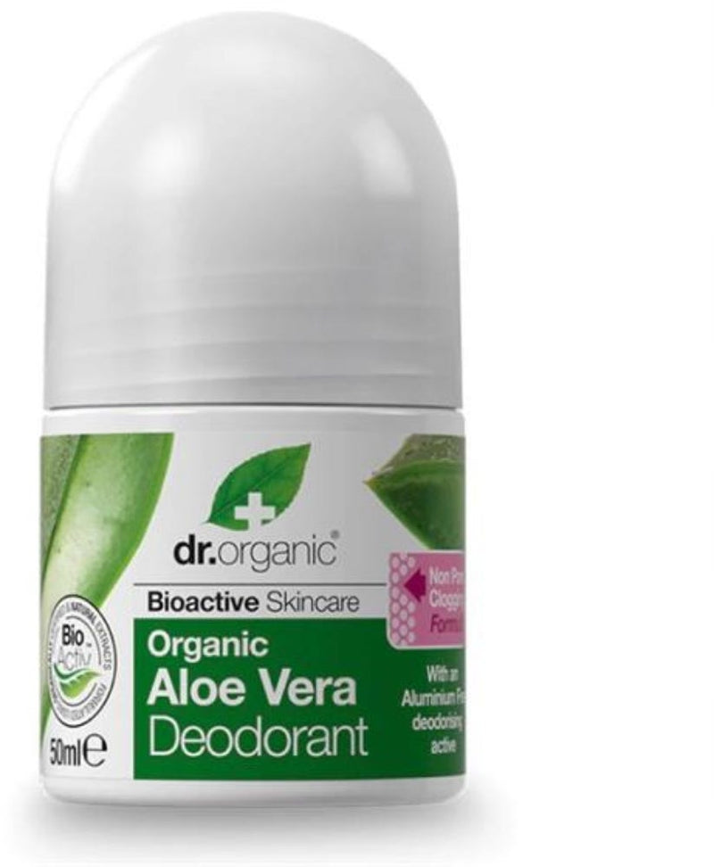 Dr Organic Aloe Vera Deodorant Unscented 50ml