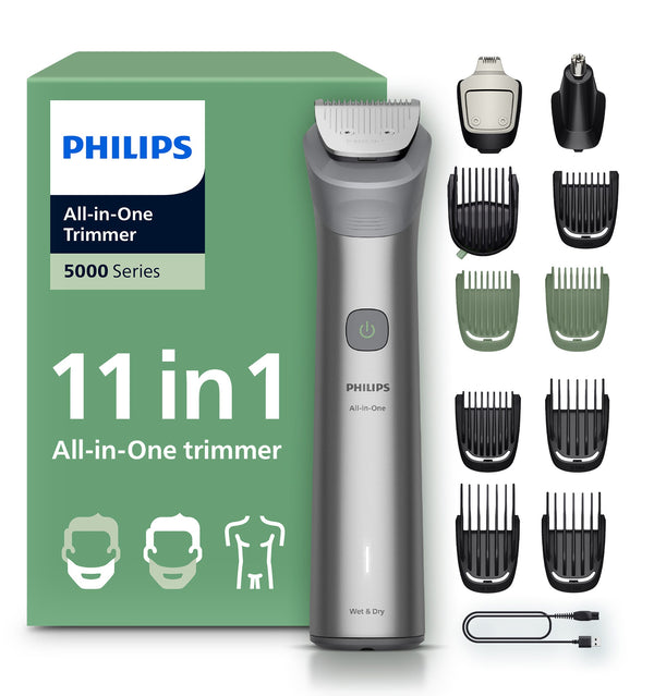 Philips All-in-One Trimmer MG5923/15 11-in-1 Face Hair and Body Waterproof